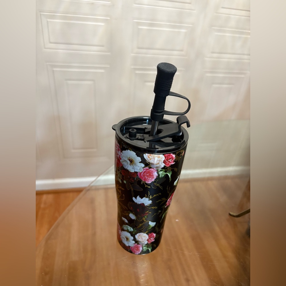 Wellness 20oz. Double Wall Stainless Steel Tumbler Straw Vacuum Insulated